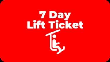 Image for: 7 DAY Lift Ticket